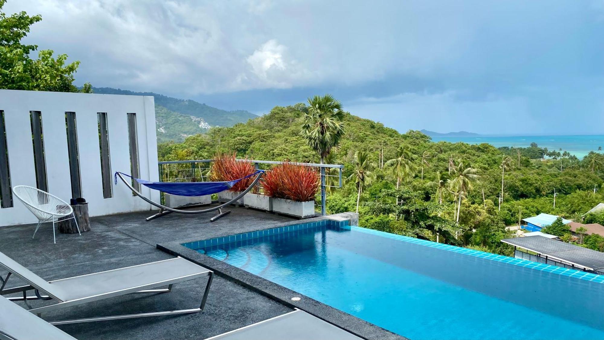 Ko Samui Seaview Pool Villa Philippa With Car Laem Set Beach Exterior photo