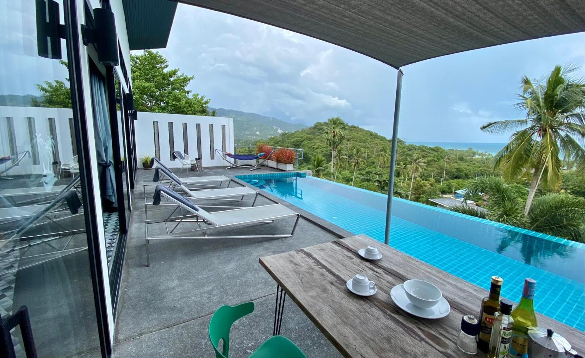 Ko Samui Seaview Pool Villa Philippa With Car Laem Set Beach Exterior photo