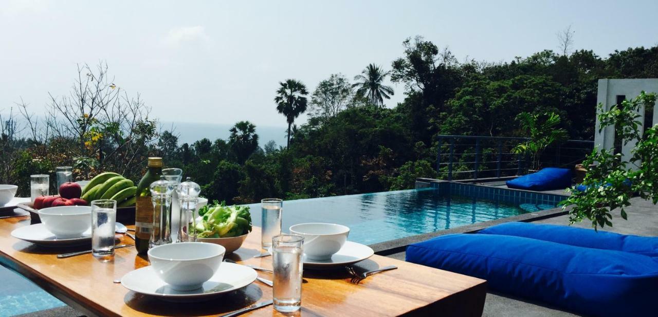 Ko Samui Seaview Pool Villa Philippa With Car Laem Set Beach Exterior photo